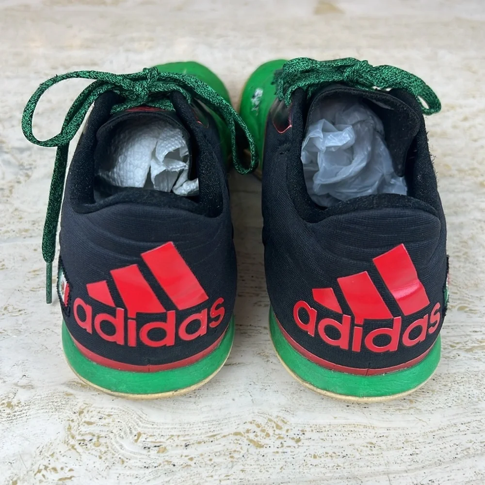 Adidas X 15.2 Indoor Soccer Shoes Green Red Black Mexico Men’s Size 8.5